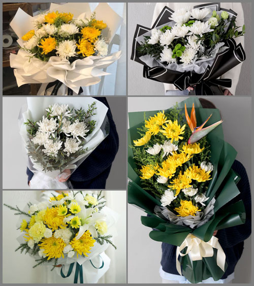 上海徐汇区天平街道白事花束代送